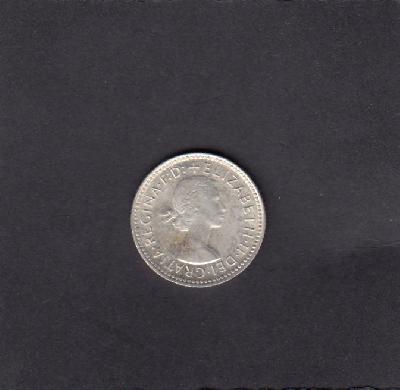 Beschrijving: 6 Pence ELIZABETH II  